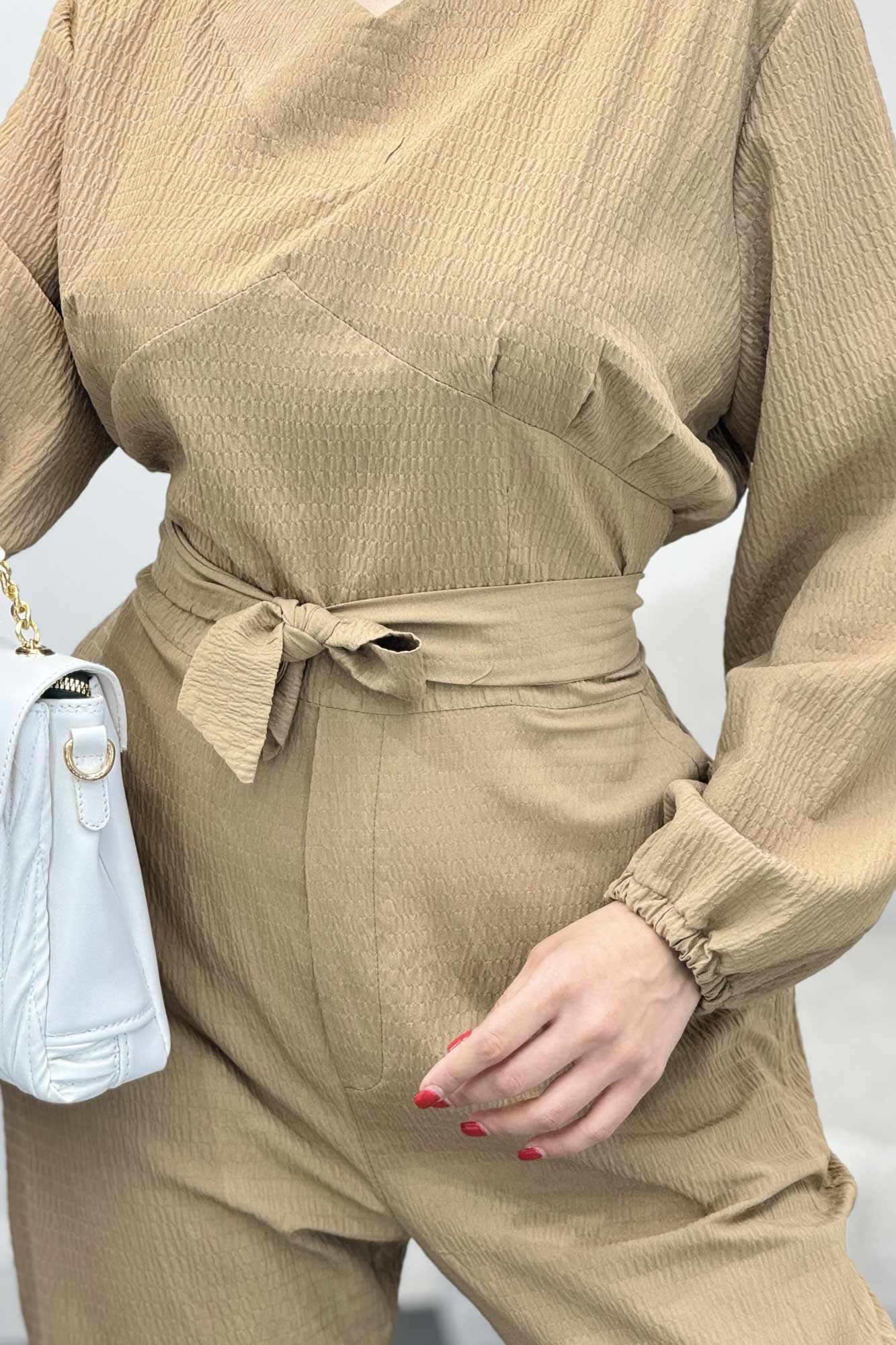 اورال اطلس کمرکش پشت زیپدار