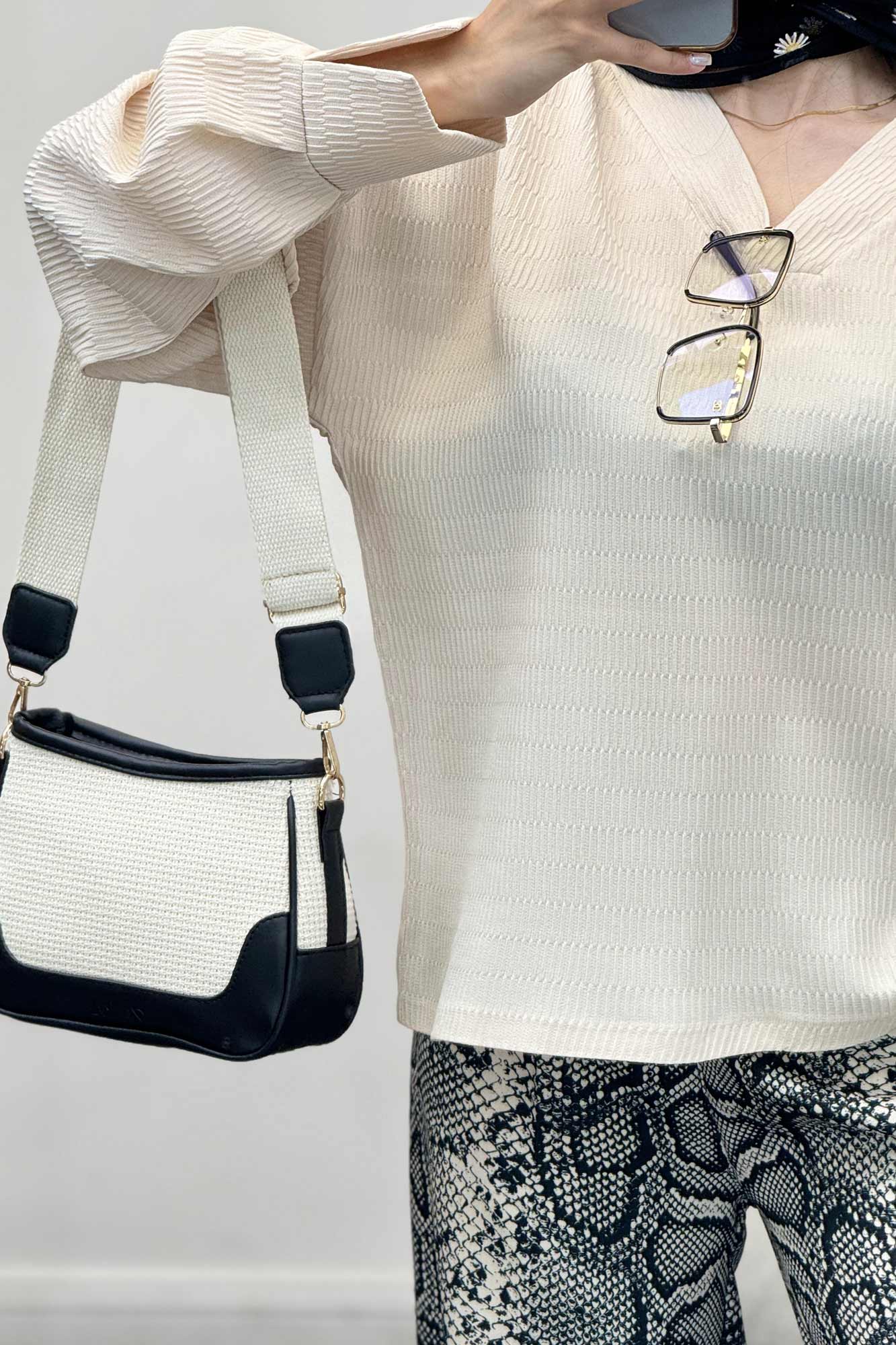 بلور یقه هفت السا آستین پیله