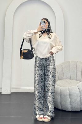 بلور یقه هفت نوا آستین پیله