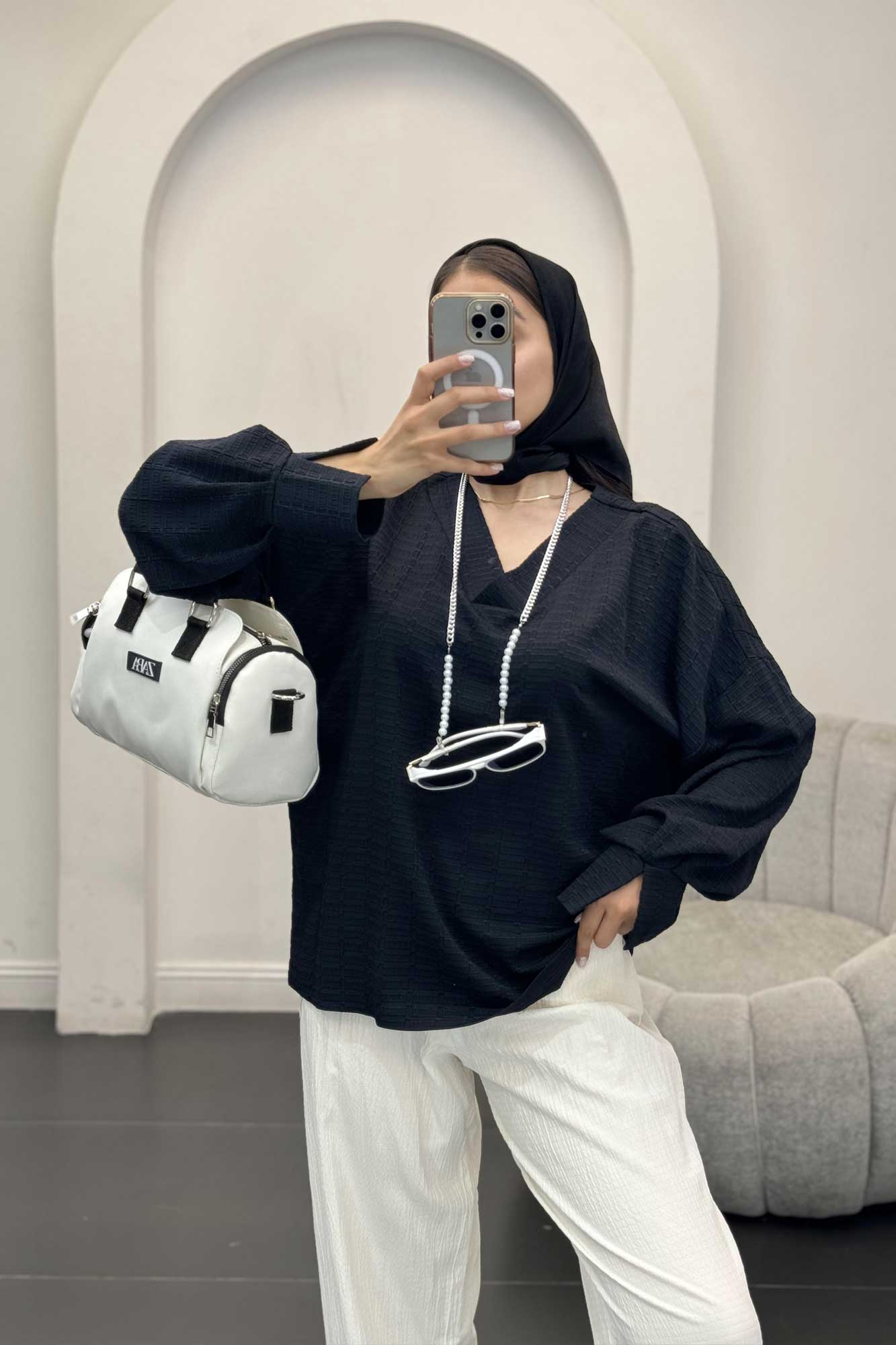 بلور یقه هفت نوا آستین پیله