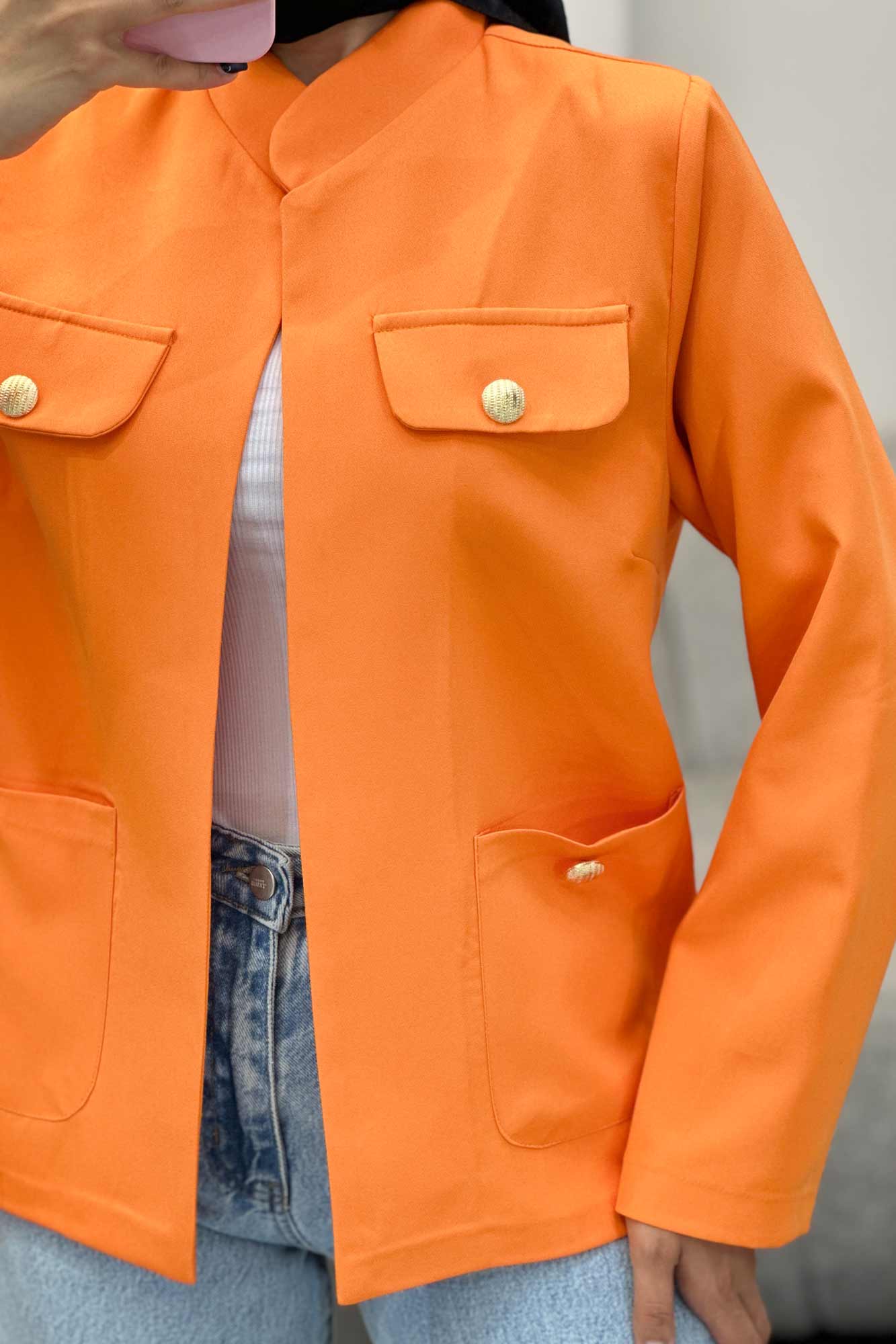 مانتو مازراتی چهار جیب یقه دیپلمات