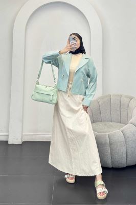 ست کت و دامن بلند سوفی