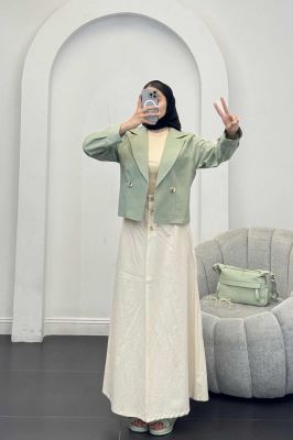 ست کت و دامن بلند سوفی