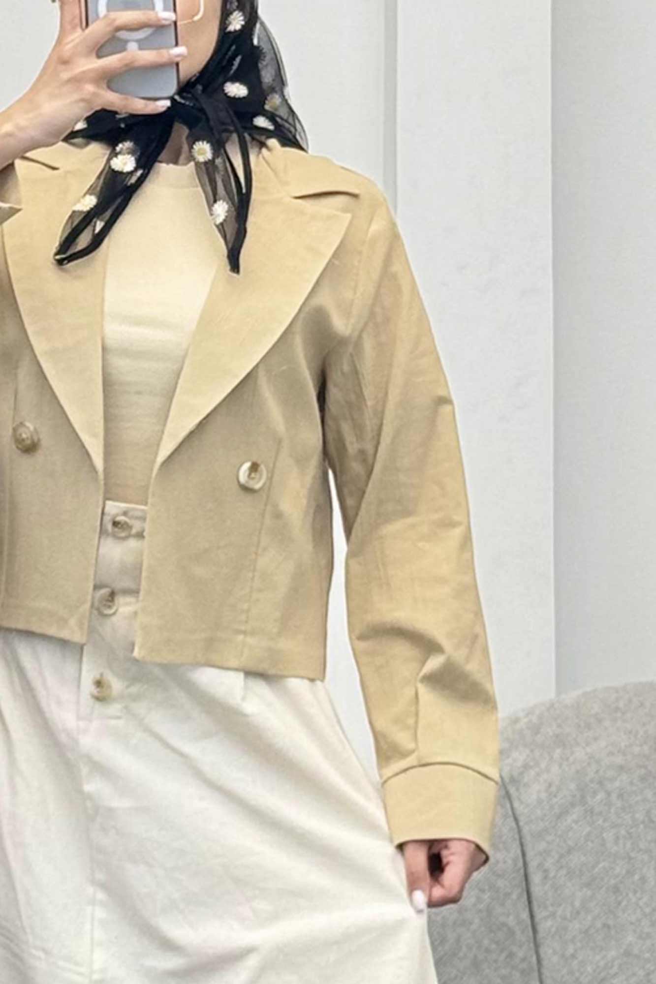 ست کت و دامن بلند سوفی