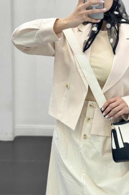 ست کت و دامن بلند سوفی