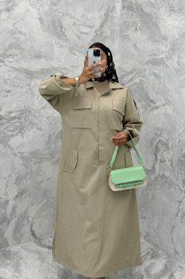 مانتو کفتان چهار جیب ریو