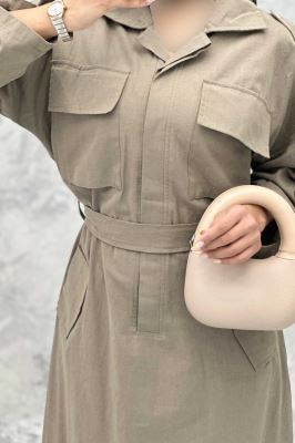 مانتو کفتان چهار جیب ریو