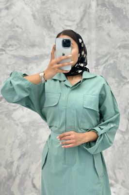 مانتو کفتان چهار جیب ریو