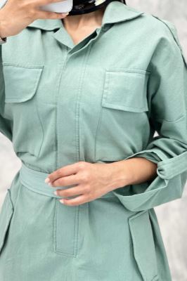 مانتو کفتان چهار جیب ریو