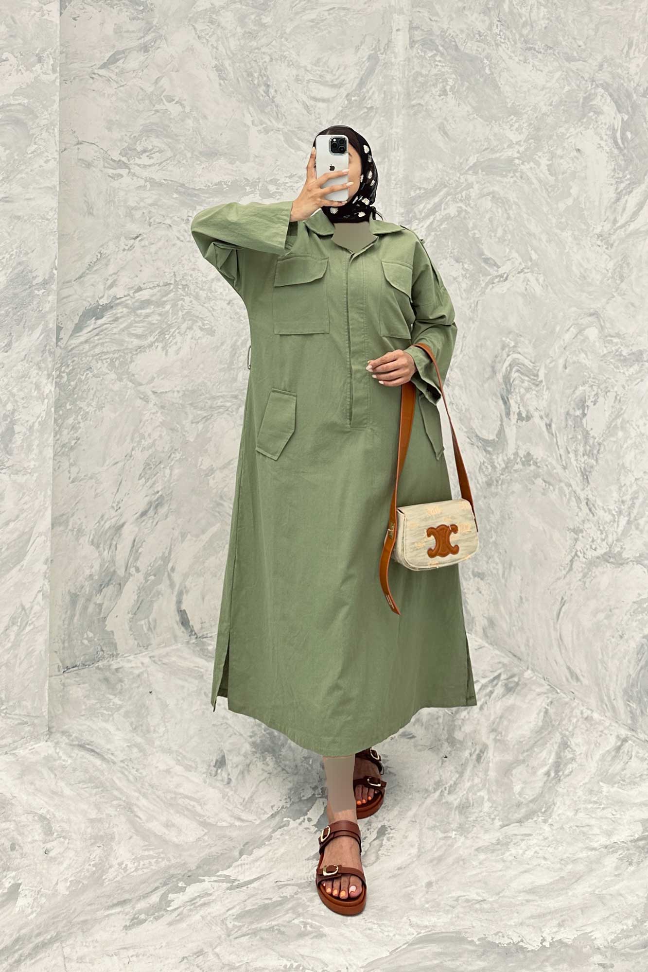 مانتو کفتان چهار جیب ریو