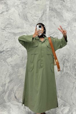 مانتو کفتان چهار جیب ریو