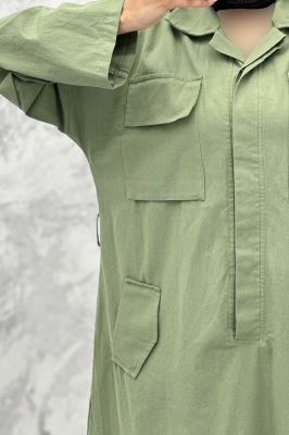 مانتو کفتان چهار جیب ریو