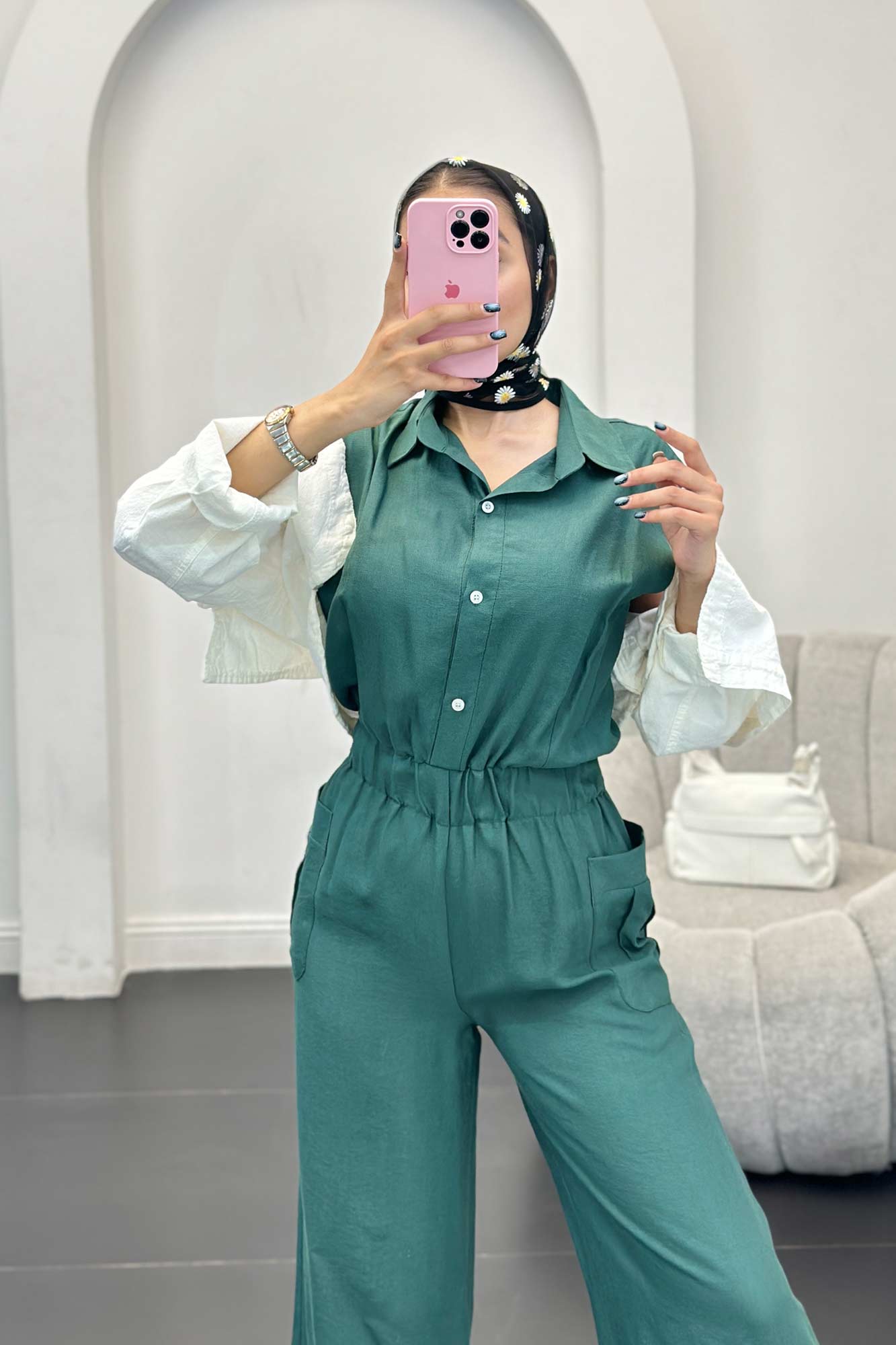 اورال بابوس کمرکش دکمه ای