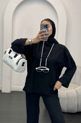 ست بلوز و شلوار بابوس دو دکمه