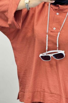 ست بلوز و شلوار بابوس دو دکمه