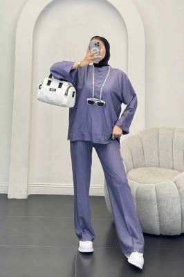 ست بلوز و شلوار بابوس دو دکمه