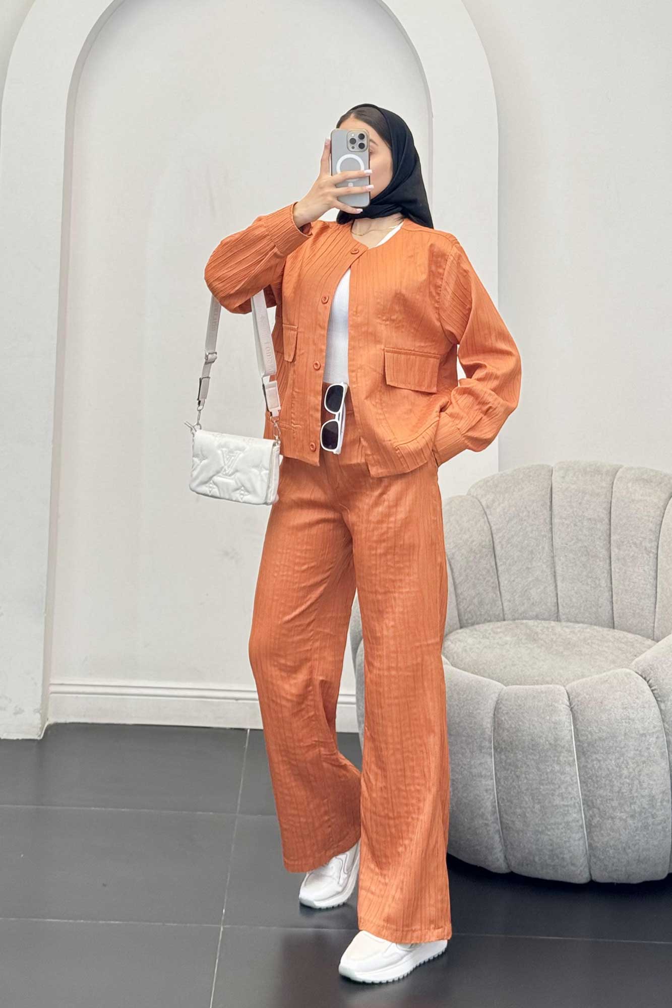 ست کت و شلوار کریشه والنسیا