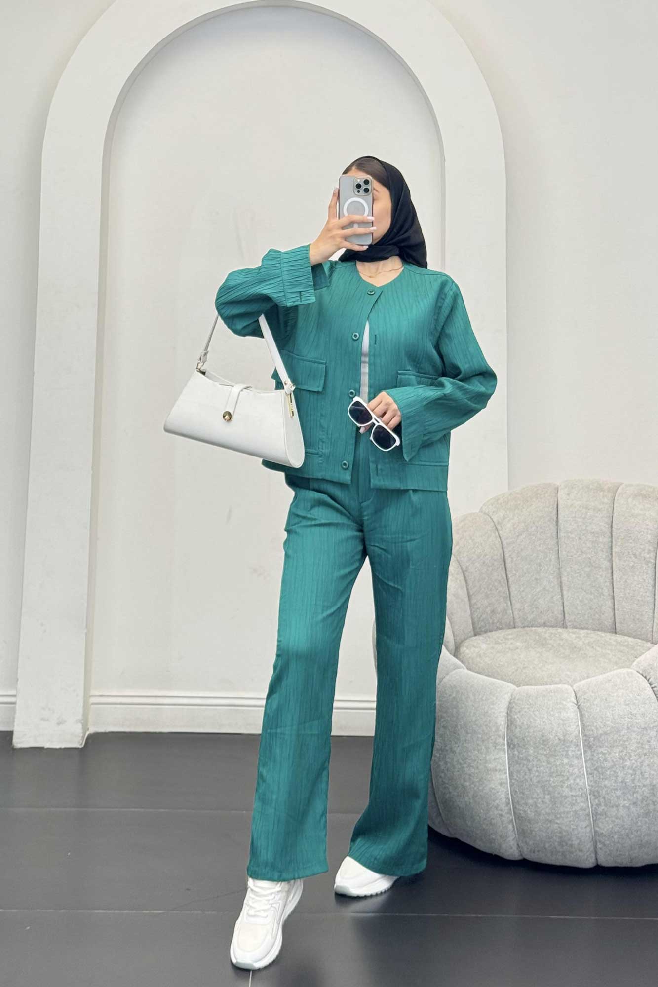 ست کت و شلوار کریشه والنسیا