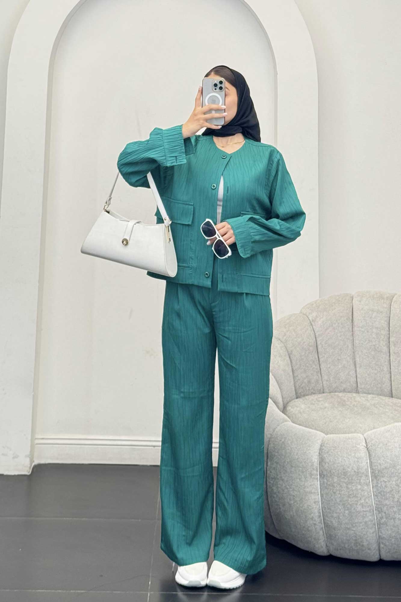 ست کت و شلوار کریشه والنسیا