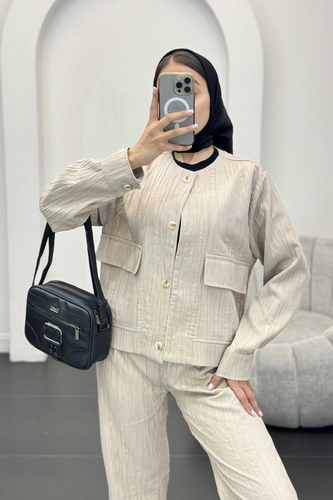 ست کت و شلوار کریشه والنسیا