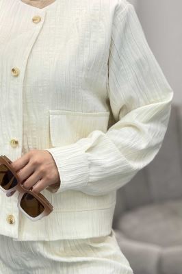 ست کت و شلوار کریشه والنسیا