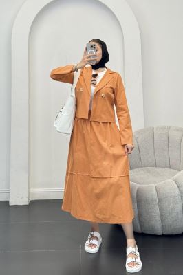 ست کت و دامن لینن راد