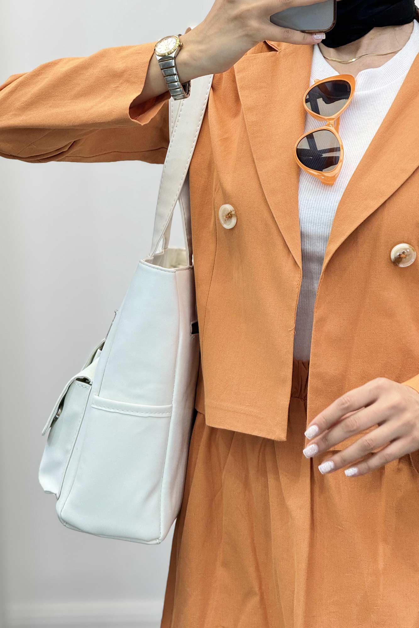 ست کت و دامن لینن راد