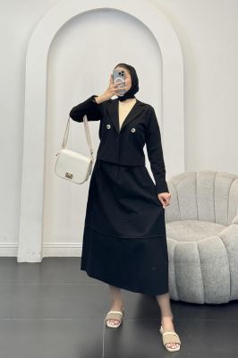 ست کت و دامن لینن راد