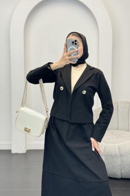 ست کت و دامن لینن راد