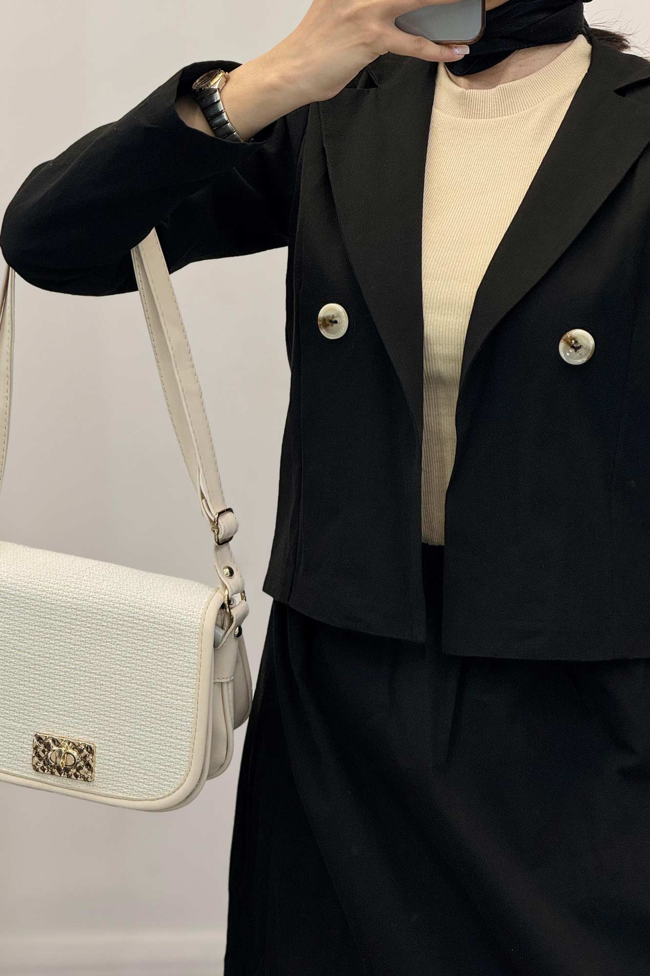 ست کت و دامن لینن راد