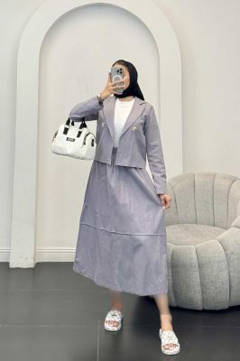 ست کت و دامن لینن راد