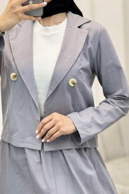 ست کت و دامن لینن راد