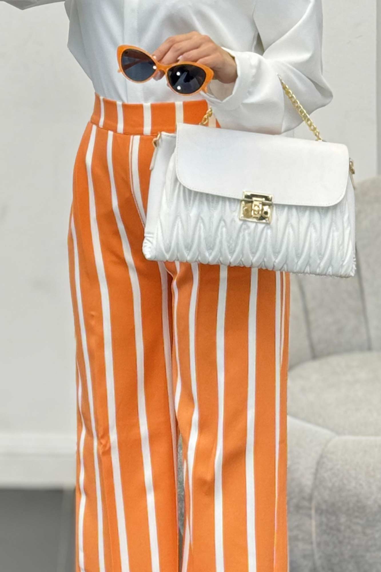 شلوار مازراتی راه راه XL