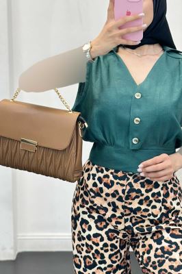 وست بابوس کراپ سینه چین پایین گره