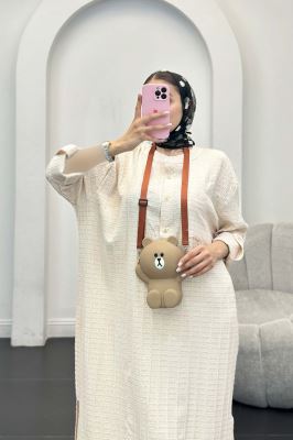 مانتو کفتان نوا تک جیب