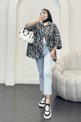 شومیز کیمونو دو جیب کاملس