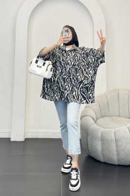 شومیز کیمونو دو جیب کاملس