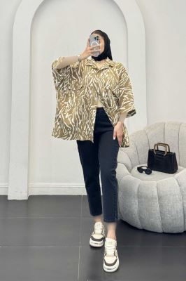 شومیز کیمونو دو جیب کاملس