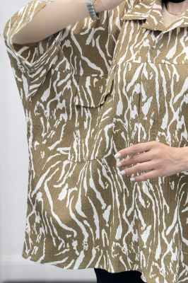 شومیز کیمونو دو جیب کاملس