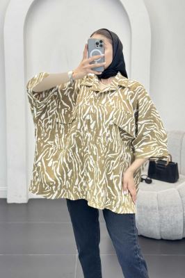 شومیز کیمونو دو جیب کاملس