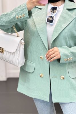 مانتو آستین سه دکمه السا مدل نوبل