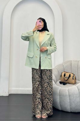 مانتو آستین سه دکمه السا مدل نوبل