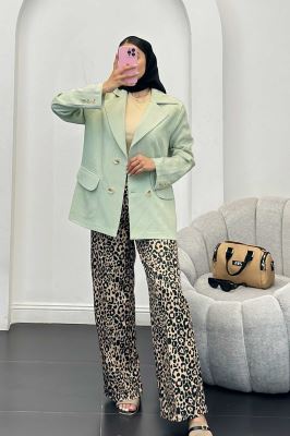 مانتو آستین سه دکمه السا مدل نوبل