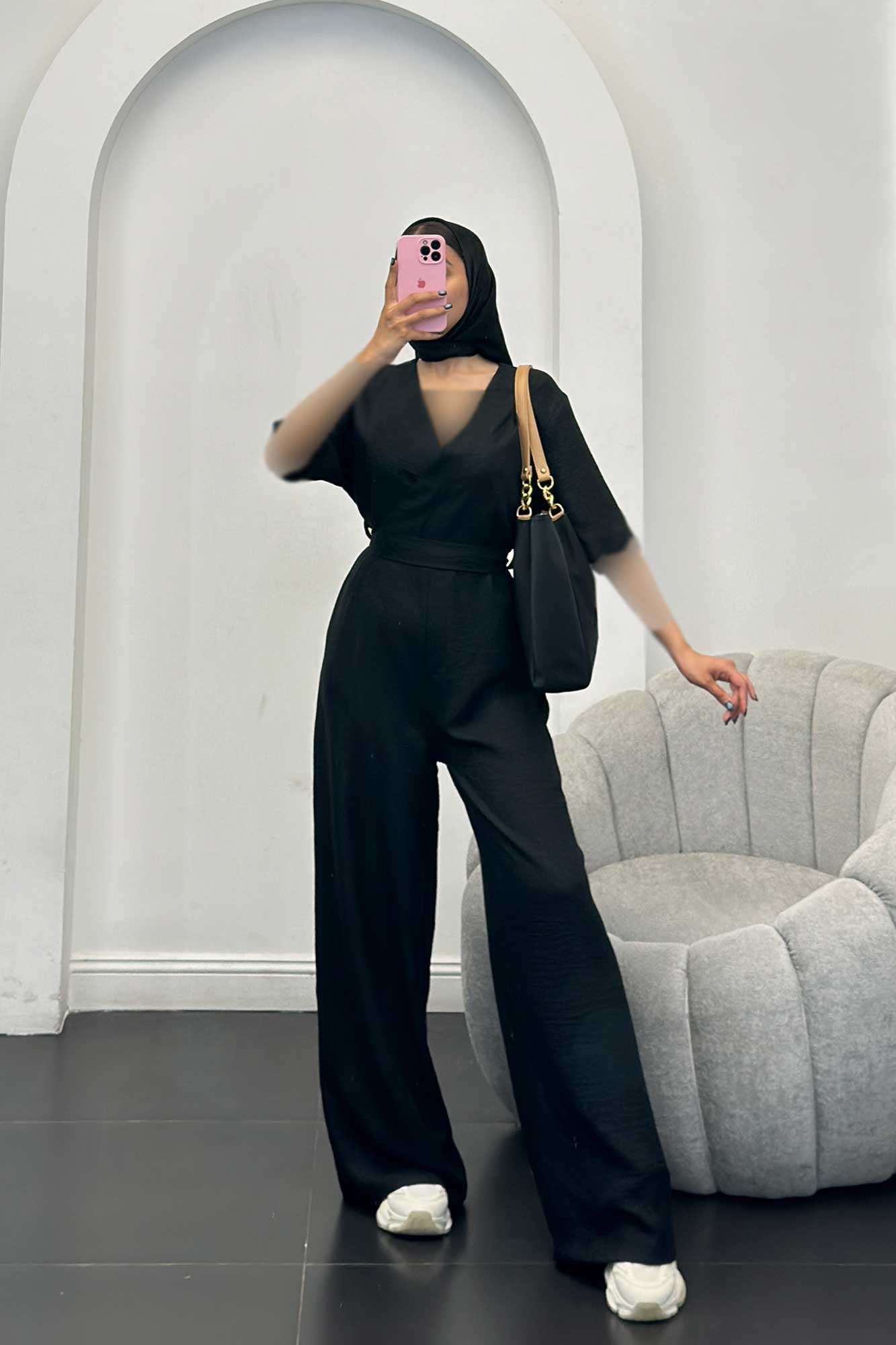 اورال یقه چپ و راست استین کوتاه