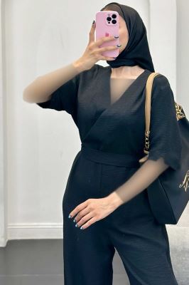 اورال یقه چپ و راست استین کوتاه