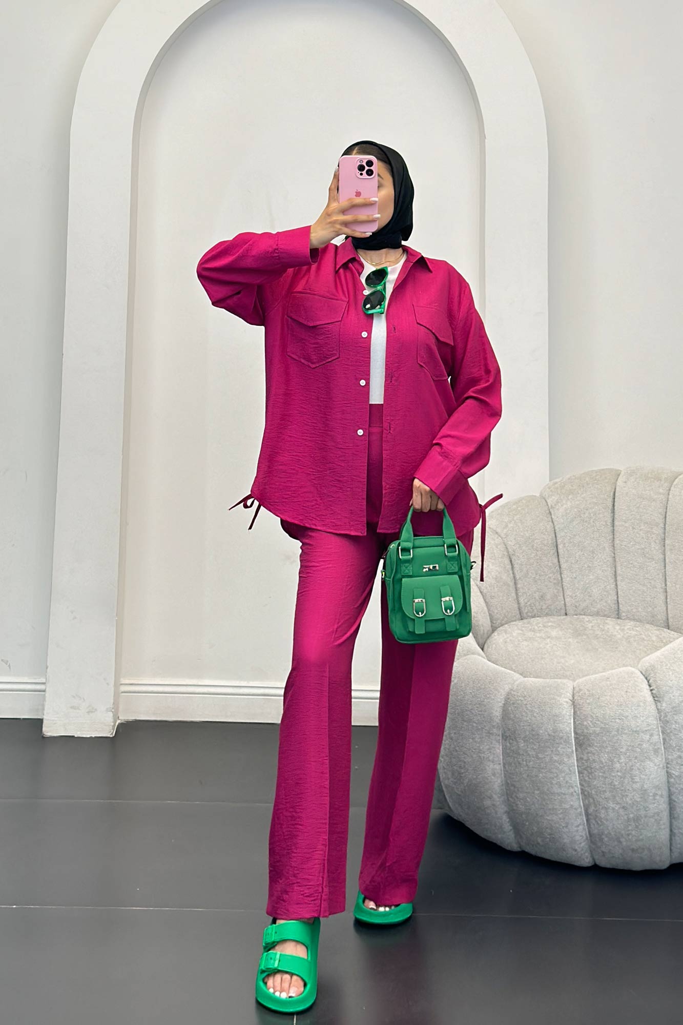 ست شومیز و شلوار گالیا