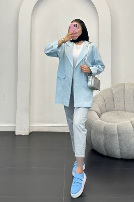 مانتو یقه ب ب لینن نچرال