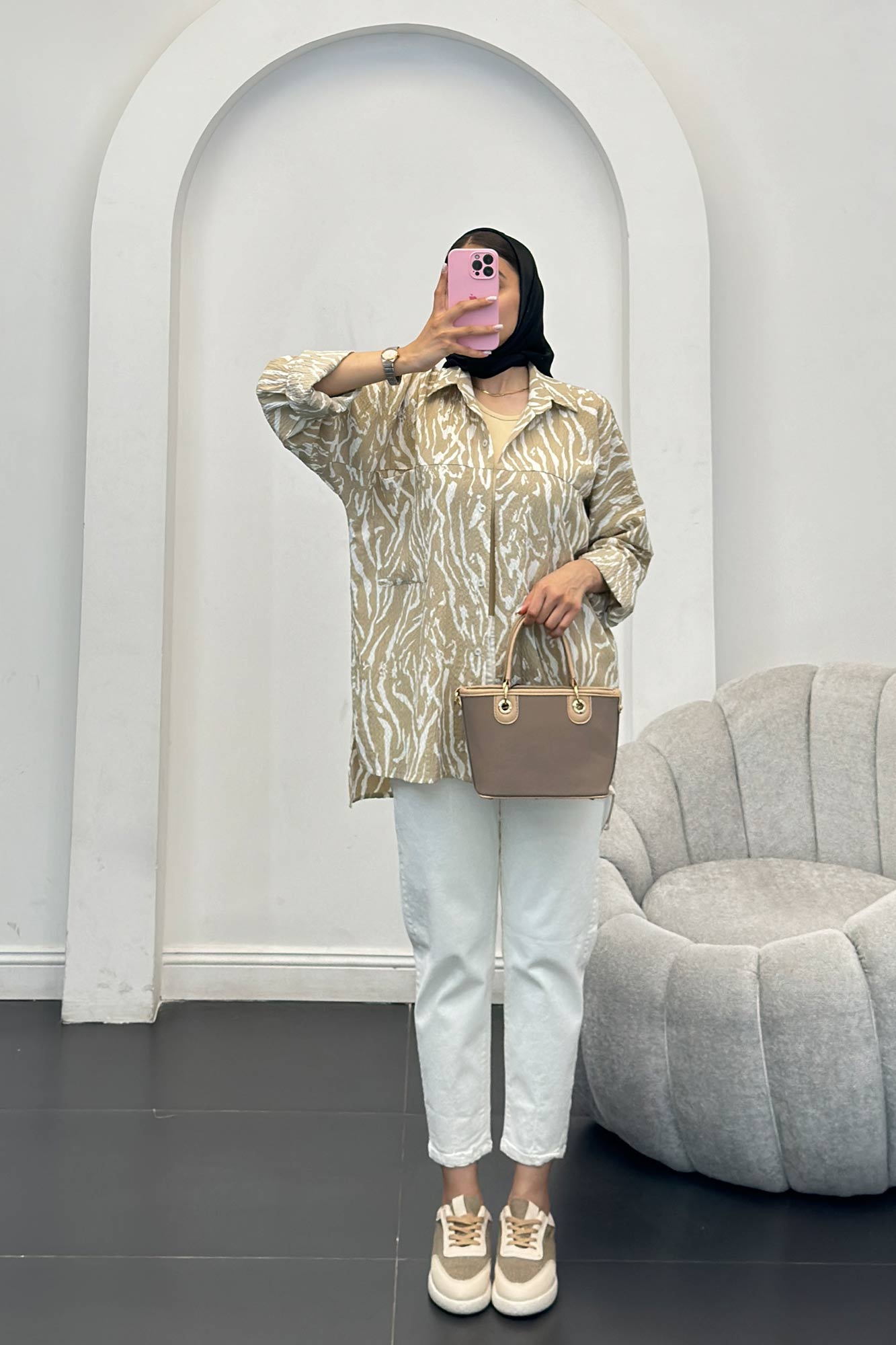 شومیز کاملس دو جیب