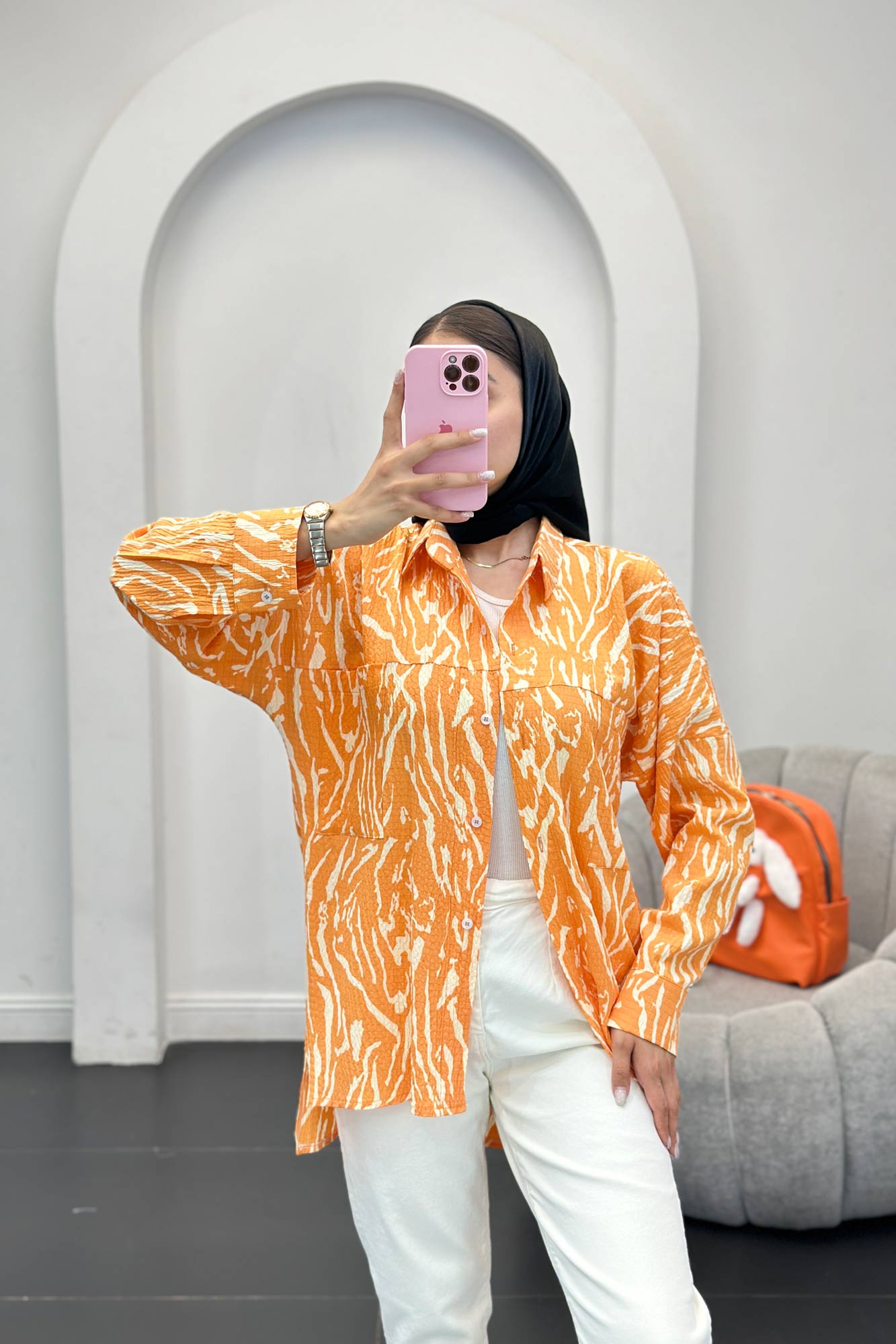 شومیز کاملس دو جیب