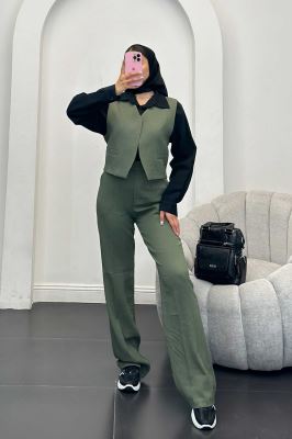 ست جلیقه شلوار السا